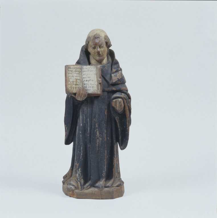 Statue : saint Benoît (?)