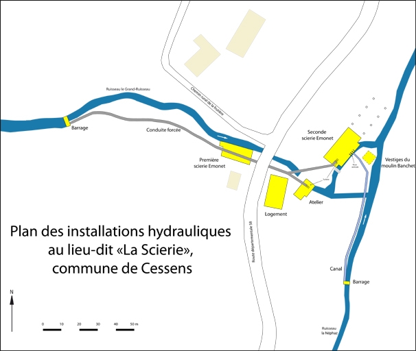 Scierie Emonet actuellement remise