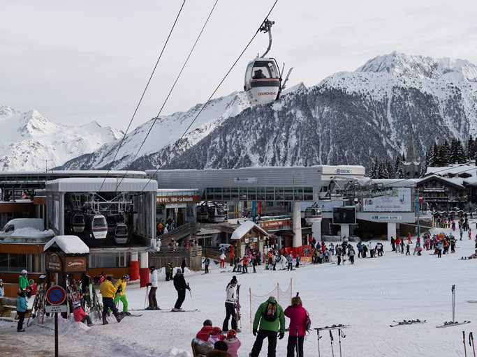 Station de sports d'hiver dite Courchevel 1850