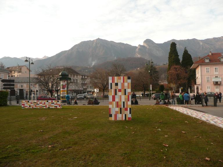 Sculpture / revêtement de sol : La Salle de bain