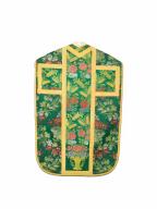 chasuble, étole, manipule, voile de calice : ornement vert