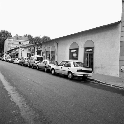 Usine de sparterie Benoît et Guillon le tapis Brosse (B.t.B.) actuellement parc d'activité Benoit, théatre du Rail et complexe sportif Odyssée sport