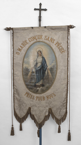 Bannière de procession de l'Immaculée conception