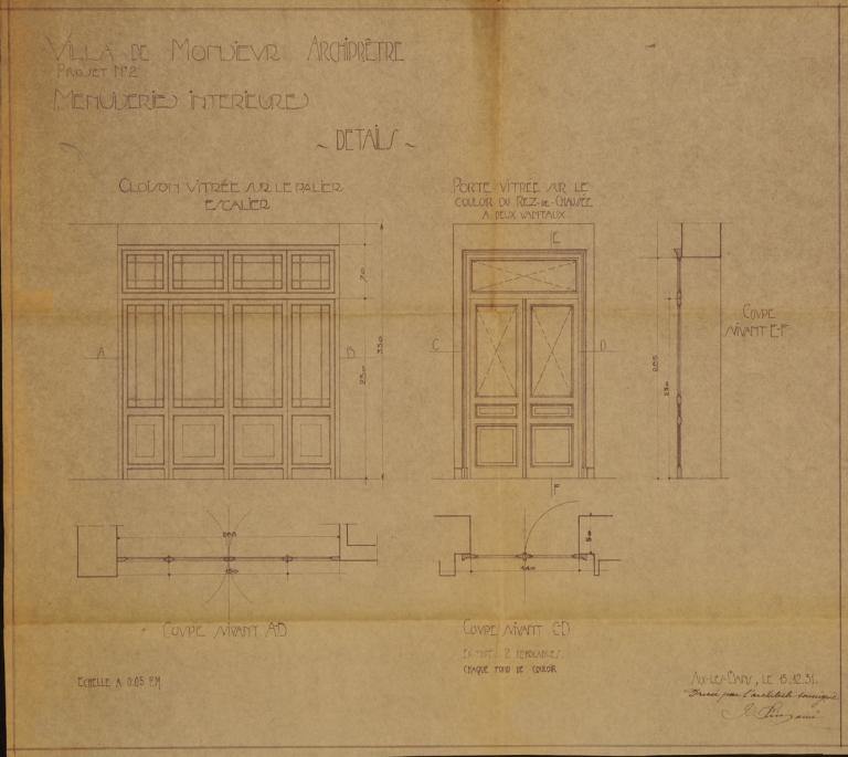 Projet de maison, dite villa Archiprêtre n°2