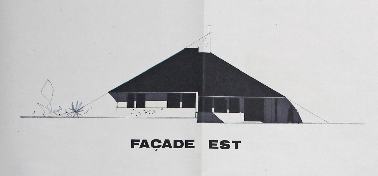 Orcines, la maison Ver., 1970, Jean-Claude BREUIL architecte