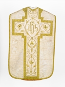 ornement blanc : chasuble