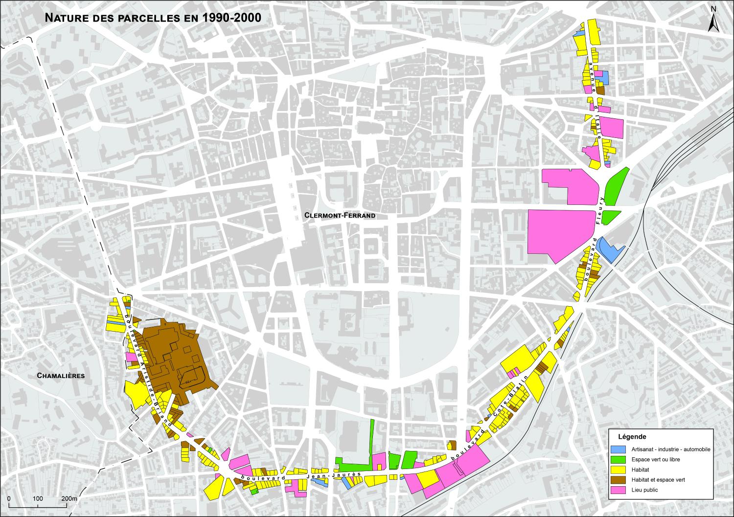 carte de Clermont-Ferrand