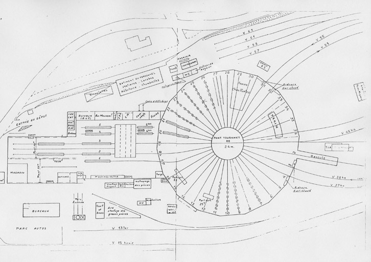 Remise ferroviaire dite rotonde de Chambéry