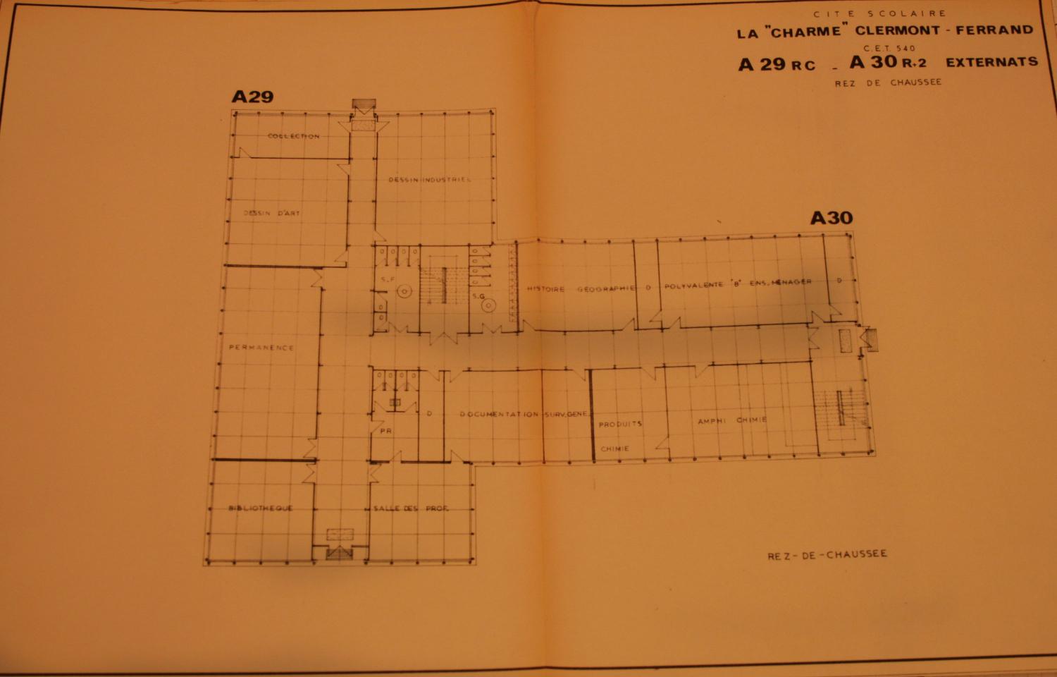 Collège d'enseignement technique de la cité scolaire de La Charme, puis lycée professionnel Camille Claudel