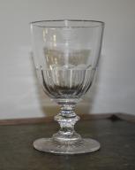 Verre à eau au chiffre d'Adélaïde d'Orléans