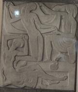 Ensemble de 4 reliefs semi-méplat : La Danse ; la Coquetterie ; la Tendresse ; la Pureté