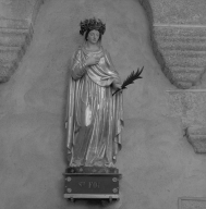 Statue : sainte Foy