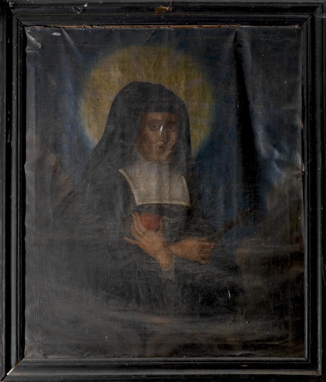Ensemble de trois tableaux : saint François de Sales, sainte Jeanne de Chantal et la Visitation