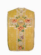 chasuble, étole : ornement doré