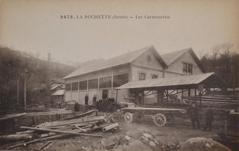 Fonderie de fer et martinets de Fourby puis usine de pâte à papier puis Cartonneries de la Rochette