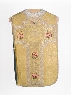 chasuble, étole, manipule : ornement doré