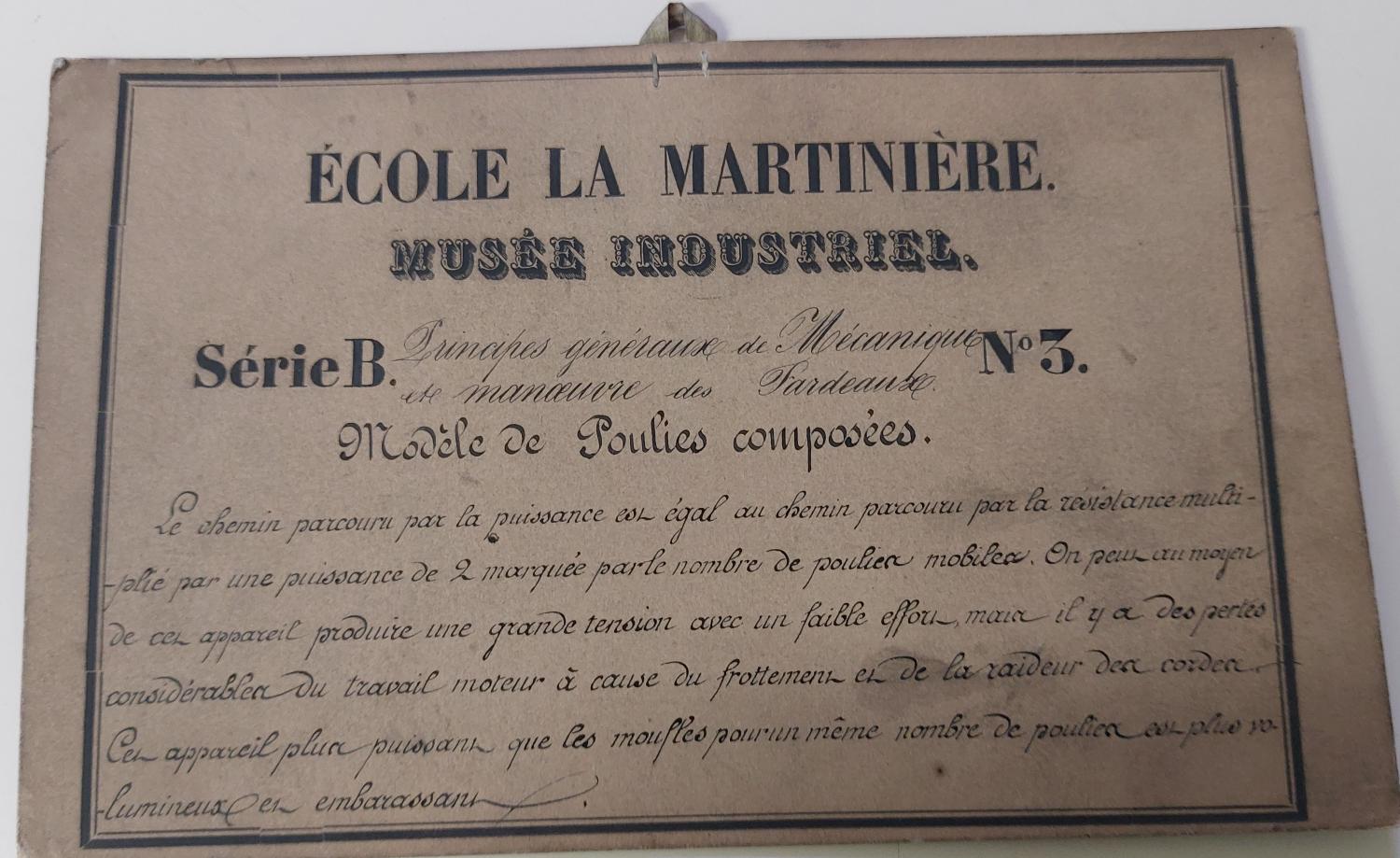 Instrument de démonstration, supports de manipulation et potences incomplets (14)