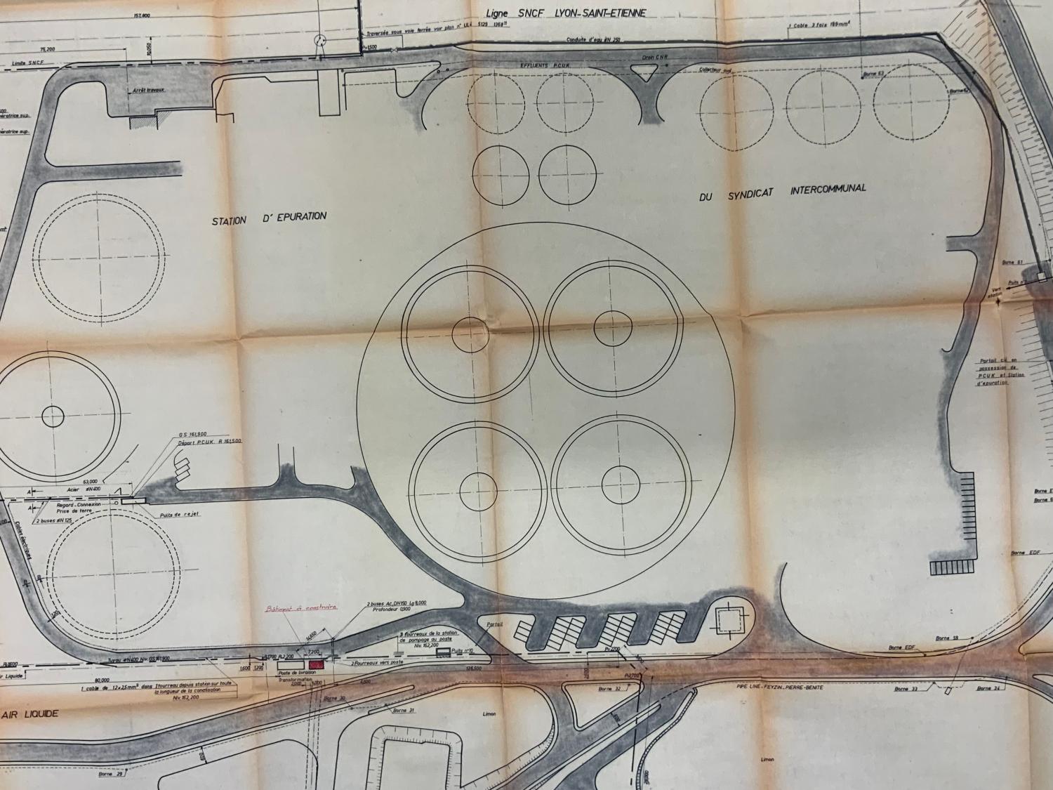 Plan usine Ugine Kuhlmann (PCUK), actuelle Arkema