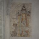 Peinture monumentale : sainte Catherine (?)