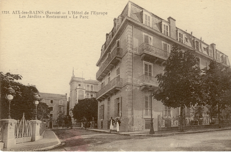 Hôtel de voyageurs, dite Annexe sud, puis Maison Neuve, puis hôtel la Résidence, puis immeuble la Résidence, actuellement Résidence des Fleurs