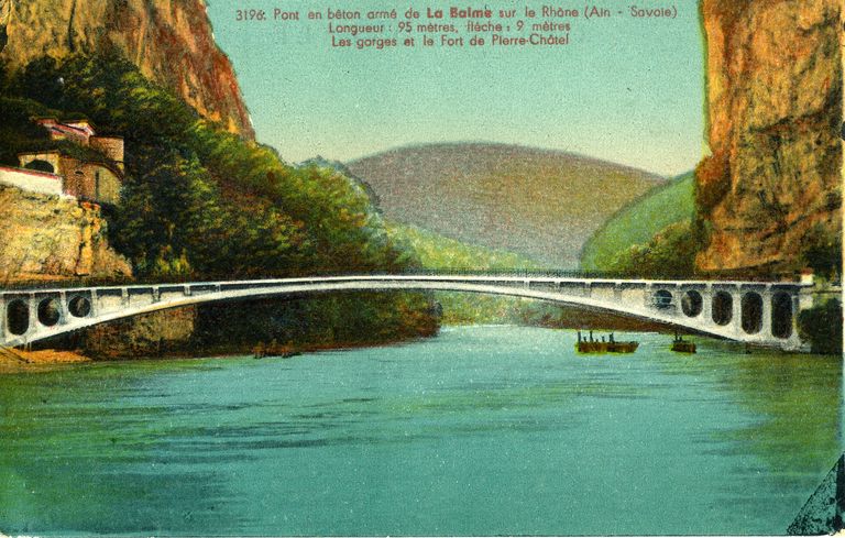 Pont de La Balme (détruit) ; culée (vestiges)