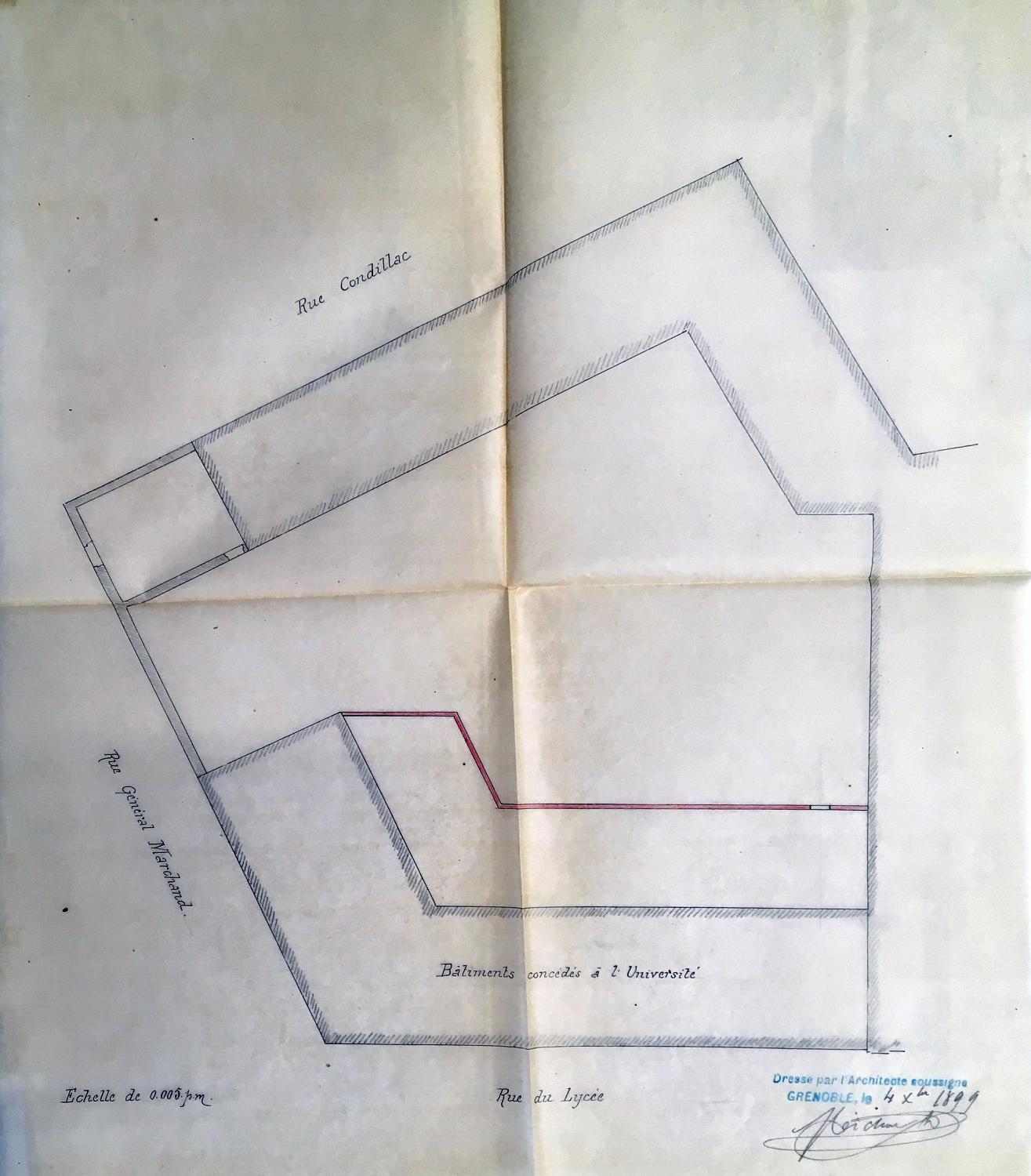 Collège de jésuites, dit Royal-Dauphin, puis école centrale, lycée, collège royal, lycée de garçons puis lycée de jeunes filles, actuellement cité scolaire Stendhal