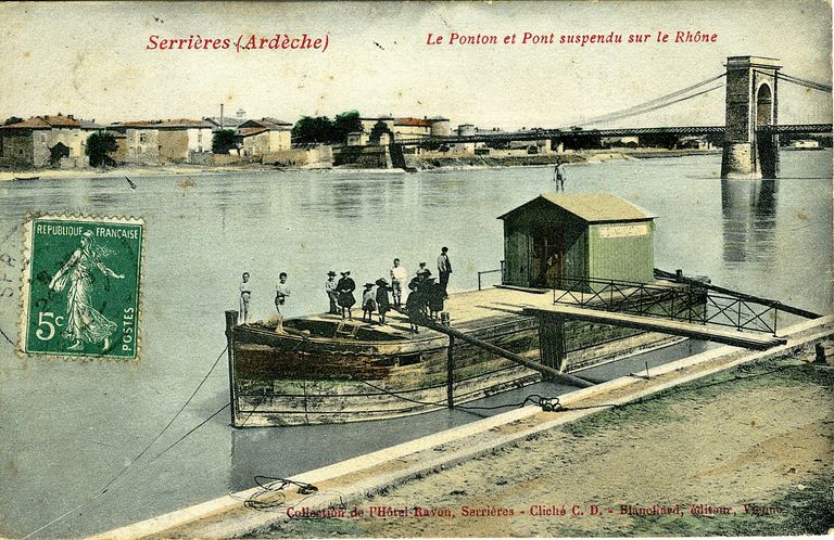 Pont routier de Serrières (détruit)