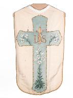 chasuble, étole : ornement blanc