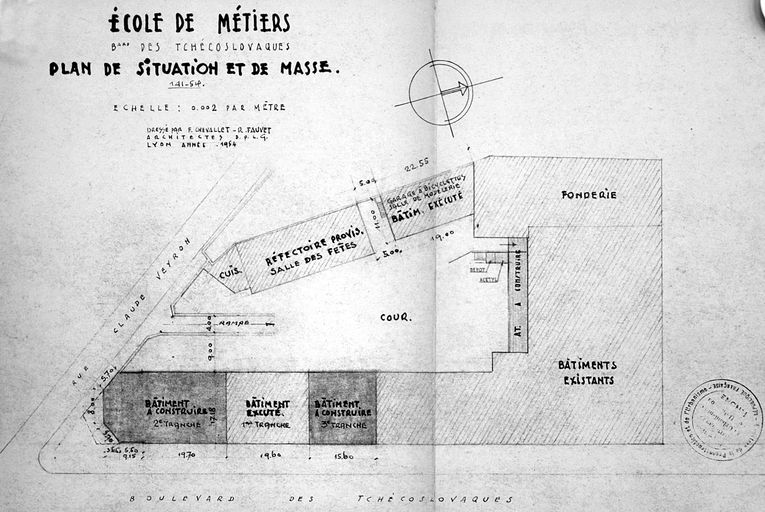 Ecole de métiers des industries métallurgiques et atelier-école, puis lycée technique des industries métallurgiques et lycée d'enseignement professionnel, actuellement lycée Hector-Guimard - Lycée des Métiers, Transformations des matériaux
