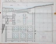 Plan d'une partie des bâtiments et jardins du collège royal de Tournon