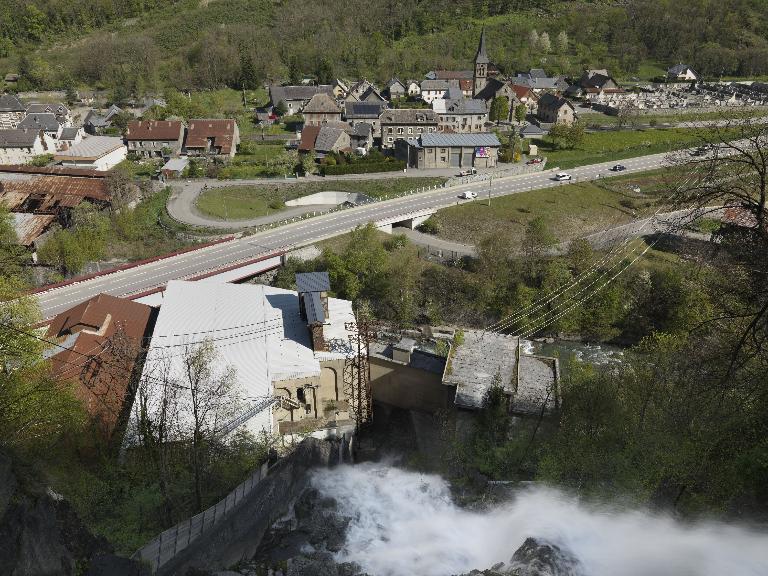 centrale et barrage de Livet basse-vallée de la Romanche