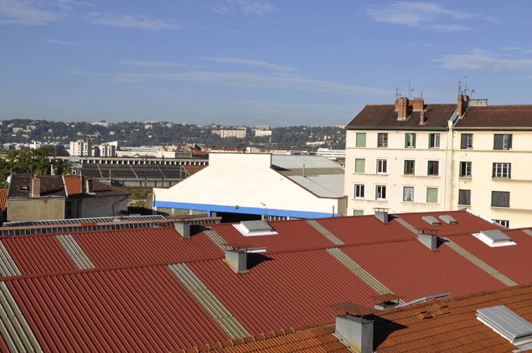 Usine de construction mécanique dite Société lyonnaise de transport actuellement entrepôt de la ville de Lyon