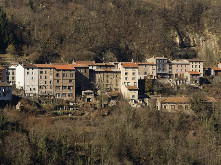 Elévations postérieures de maisons à étages de soubassement, rue de Lyon.