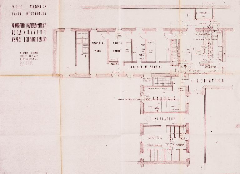 Lycée de garçons, actuellement Lycée Claude-Louis-Berthollet