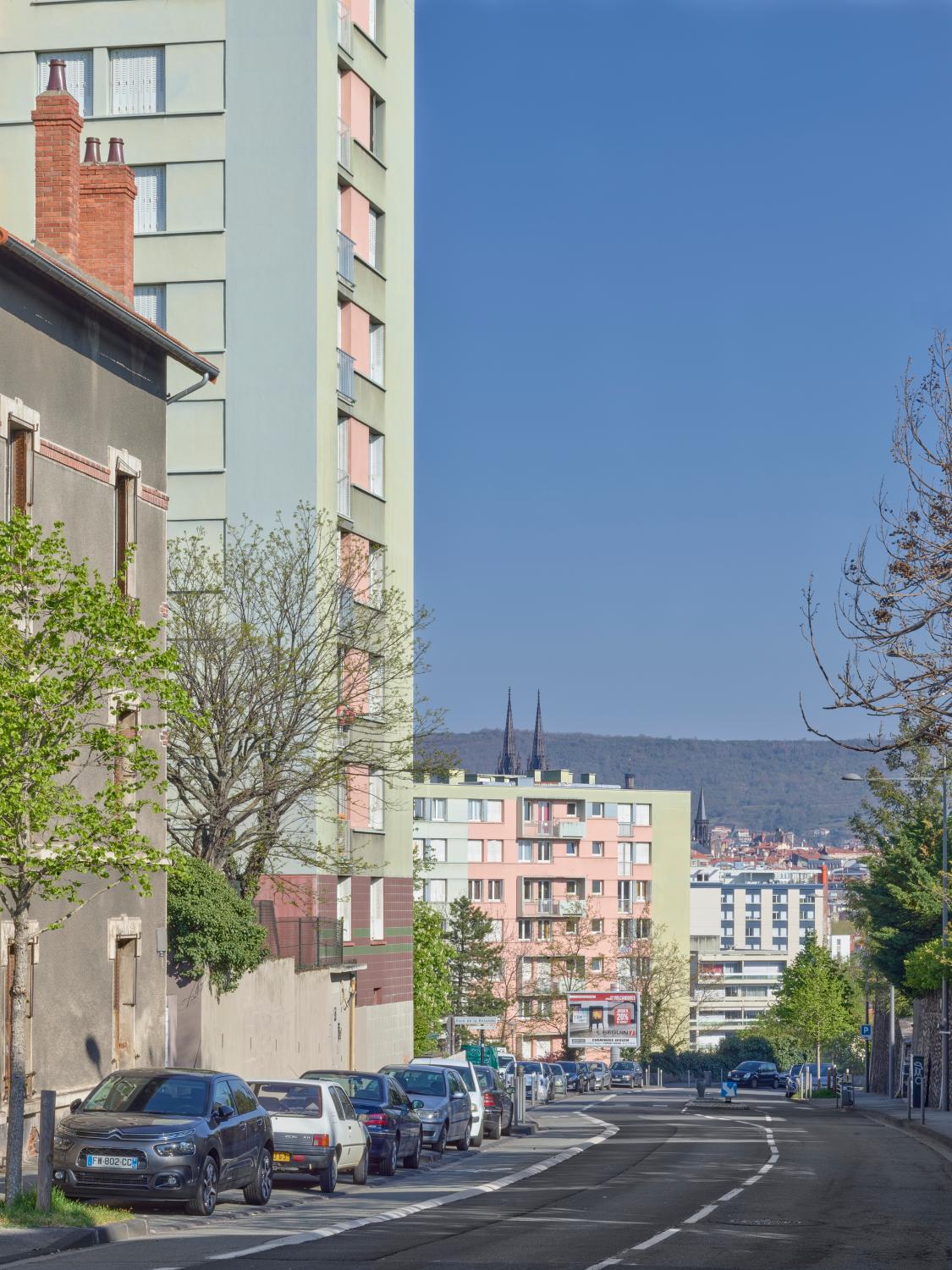 Grand ensemble du quartier Saint-Jacques nord de Clermont-Ferrand