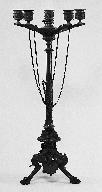 chandeliers (2) (paire, garniture de cheminée, candélabre), chandelier à 5 branches