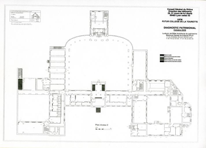 École normale d'institutrices, puis institut de formation des maîtres, actuellement collège