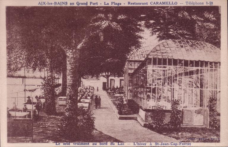 Établissement de bain, cabines de bain, salon de thé et établissement de danse, dits La Plage, puis Plage Caramello, puis Plage Lille, actuellement plage artificielle