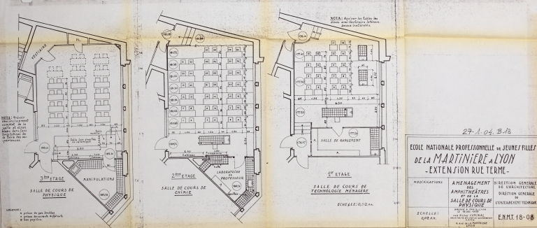 Ecole de La Martinière des filles, puis lycée La Martinière-Diderot dit La Centrale