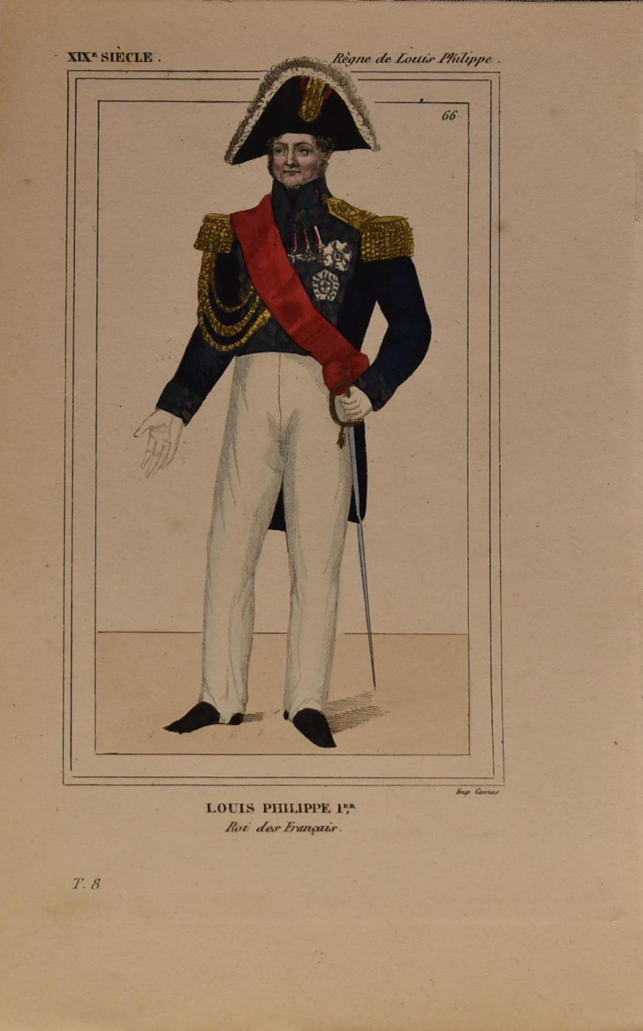 Ensemble d'estampes (6) - Portraits de membres de la famille d'Orléans (Monarchie de Juillet)