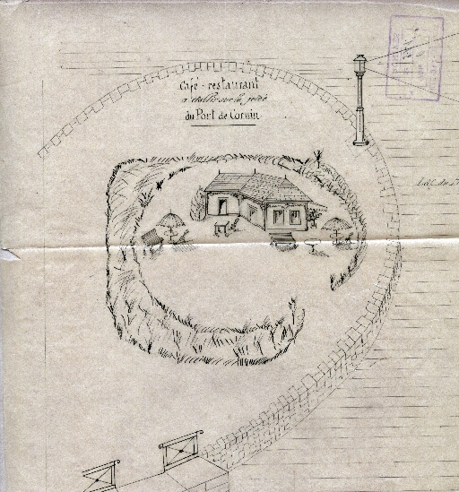 Kiosque, café, A la Réserve, puis café-restaurant de la Réserve, dit café-restaurant Darphin