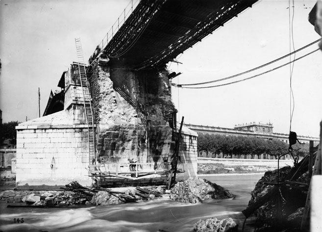 Deuxième pont de la Guillotière (détruit)