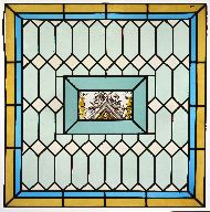 Verrière, grisaille décorative