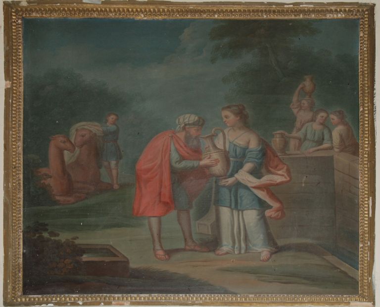 Tableau : Rencontre de Rébecca et Eliézer