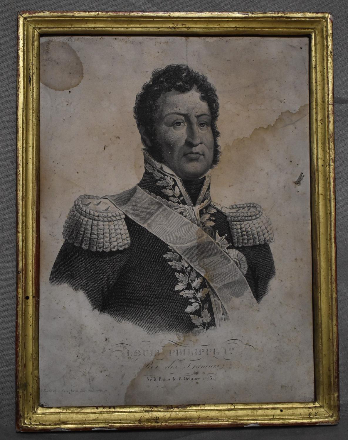 Estampe - Portrait de Louis Philippe Ier, roi des Français