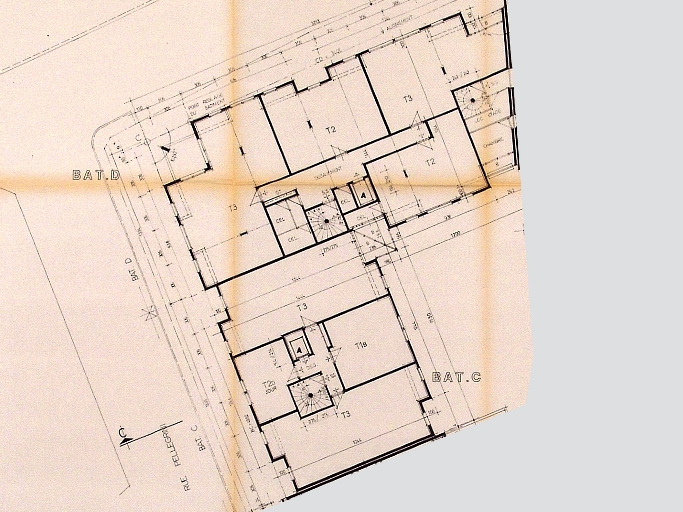 Immeuble, le Patio du parc