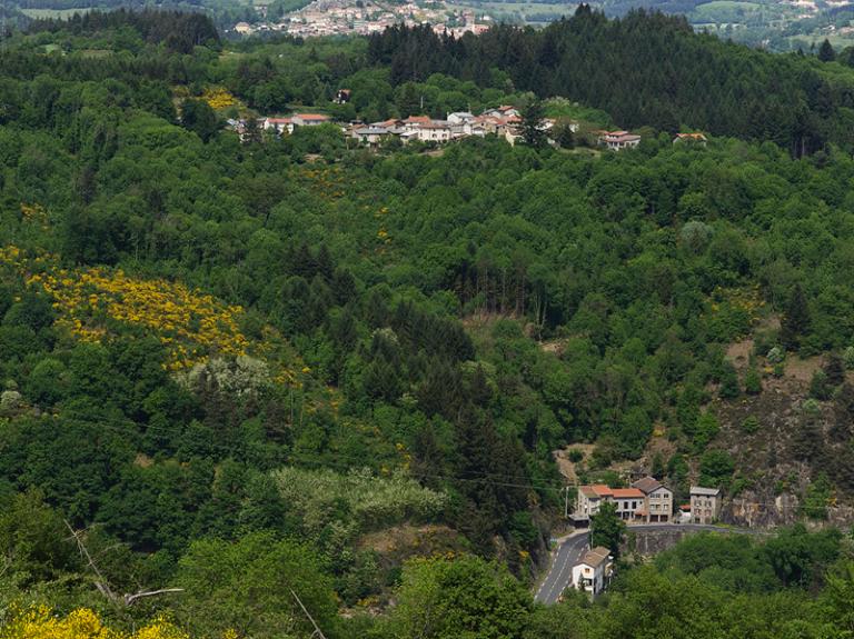 Pentes de la commune de Thiers