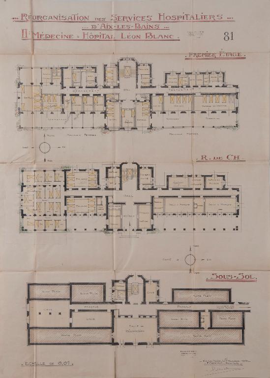 Hôpital, dit pavillon Léon Blanc