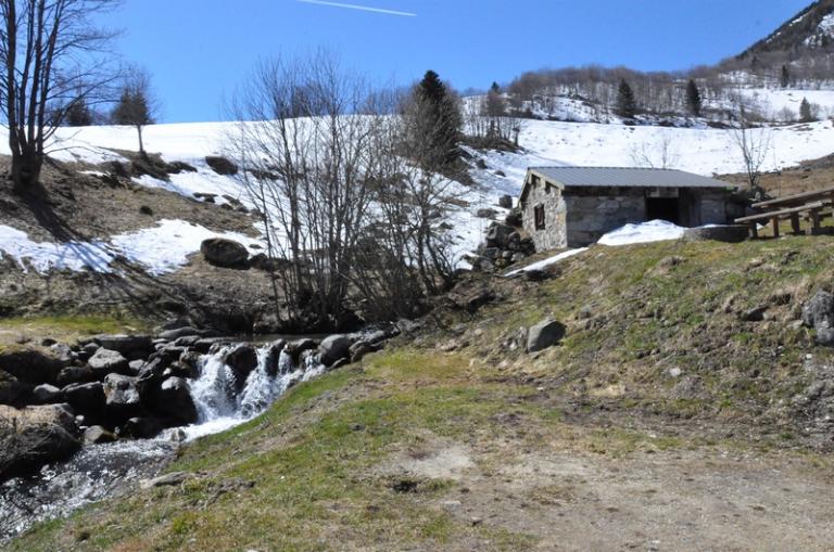 Moulins à farine du Nant Bridan actuellement détruit en partie et espace de visite