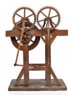 Instrument de démonstration en mécanique, modèle d'engrenage à mouvement continu